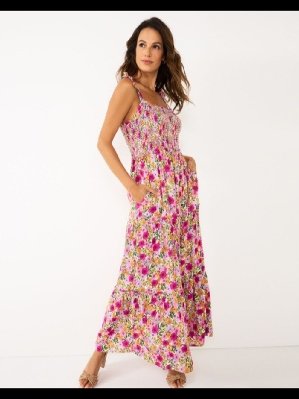 Draper James RSVP Tiered Maxi Dress